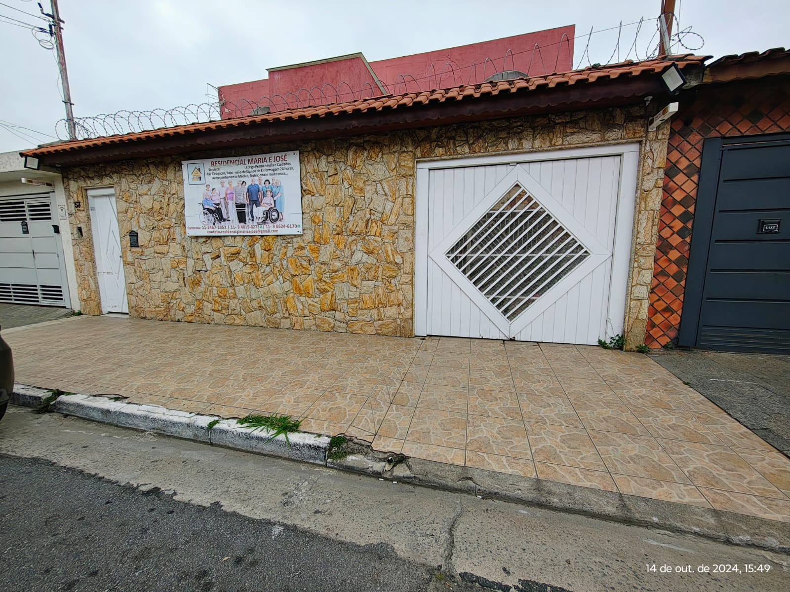 Fachada do Residencial Maria e José